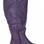 Journee Collection Taven Burgundy TG Women's Knee High Boots Wide Calf Size 10.5