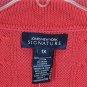 Jones New York Signature Red Women's Knit Long Sleeve Sweater 1X 039