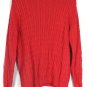 Jones New York Signature Red Women's Knit Long Sleeve Sweater 1X 039