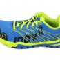 Inov Trail Roc Blue Green Kids Walking Athletic Sneaker Shoes Lace Up Size 4 M
