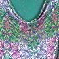 Dana Buchman Multicolor Women's Top Blouse Pullover Lined 2X 005