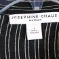 Josephine Chaus Black Stripe Women's 2 Pc Pants Outfit Set Size 1 & 2 023
