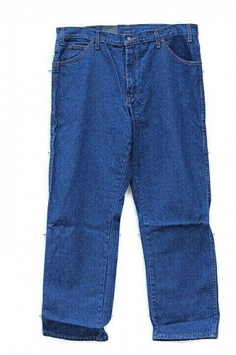 Dickies Blue Men's Denim Straight Jeans Dark Wash Size 38 x 30   005