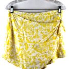Arizona Jean Co Yellow Floral Juniors Waisted Tie Side Skort Skirt Large 029 Arizona Jean Co Yellow Floral Juniors Waisted Tie Side Skort Skirt Large 029