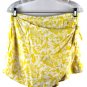 Arizona Jean Co Yellow Floral Juniors Waisted Tie Side Skort Skirt Large 029
