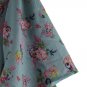 Roylamp Blue Floral Women's Long Dress Empire Waist XL 053