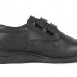 24 Hour Comfort Women's Rhoda Black Shoes Leather Upper Adjustable Strap 5WW