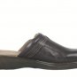 Array Women's Brown Leather Slip-On Mules Open Back Casual Comfort Size 11 S