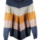 by&by Striped Women's Knit Sweater Pullover Size Small 029