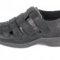 24 Hour Comfort Audrey Women's Black Leather Shoes Wide Width 5W