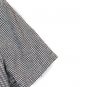 Erika Black White Check Women's Short Sleeve Button Up Short Blouse Size 2X 033