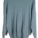 Eagle's Eye Blue Women's Knit Long Sleeve Pullover Sweater Size 1X 026