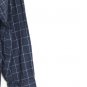 Roundtree & Yorke Blue Check Men's Dress Shirt Long Sleeve Button Down Large 016