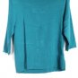 Dressbarn Blue Women's Blazer & Knit Top Shirt 3/4 Sleeve 2Pc Set Outfit 045