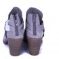 Sugar Valley Women's Boots Booties Heels Taupe Fabric Upper Side Zip Size 10 M