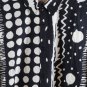 Votpove Black White Men's Dress Shirt Collared  Button Closure XXL 014
