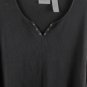 Villager Black Women's Stretch Top Blouse Short Sleeve Pullover 2 043