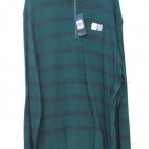 Chaps Green Reversible Striped Men's Long Sleeve Shirt 1/4 Zip Size XL 007 Chaps Green Reversible Striped Men's Long Sleeve Shirt 1/4 Zip Size XL 007