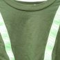 ASOS Green Women's Sweatsuit Two Piece Crop Top Elevate Embroidery Label 18 013