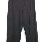 Andrea Jovine Black Metallic Women's Knit Pants Elastic Waist Pull Up 1X 024 Andrea Jovine Black Metallic Women's Knit Pants Elastic Waist Pull Up 1X 024
