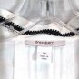 Dressbarn White Women's Tunic Top Blouse Button Up 3/4" Sleeve 3X 002