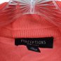 Perceptions Coral Women's Knit Cardigan Sweater Open Front XL 051