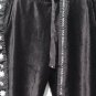 Kendall + Kylie Black Women's Jogger Sweatpants White Star Side Trim Size S  016