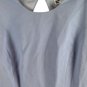 Superdown by the way Blue Women's Short Sleeve Open Back Dress Side Zip M 060