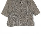 Allison Daley Women's Striped Button Down Closure Collared Blouse Top 20W 036