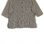 Allison Daley Women's Striped Button Down Closure Collared Blouse Top 20W 036