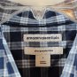 Amazon Essentials Men's Check Dress Shirt Long Sleeve Large Classic Fit Large 12