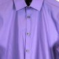 J. Ferrar Purple Men's Long Sleeve Dress Shirt Size Small 014