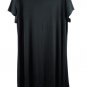 Amazon Essentials Black Women's Casual Dress Short Sleeve Pullover XL 028