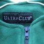 Ultra Club Green Iceberg Fleece Men's Sweatshirt 1/4 Zip Size 2XL  004