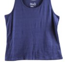 Hanes Navy Blue Women's Tank Top Sleeveless Pullover XXL 028
