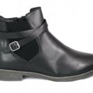 Propet Tatum Women's Casual Heeled Booties Black Leather Size 11 W(D)
