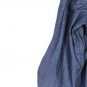 Faded Glory Navy Blue Women Shirt Dress Roll Tab Sleeves Size XXL 009