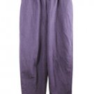 Tag Purple Women's Pull-On Ribbed Pants Elastic Waist Size 14 054 Tag Purple Women's Pull-On Ribbed Pants Elastic Waist Size 14 054