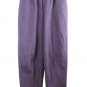 Tag Purple Women's Pull-On Ribbed Pants  Elastic Waist Size 14 054