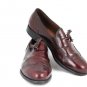 Allend Edmonds Saxon Men's Dress Shoes Wingtip Tassel Burgundy Leather 10.5 D