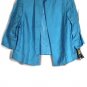 Positive Attitude Blue Women's Career Pants Blazer Set Outfit 20 043
