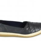 Clarks Collection Danelly Shine Women's Navy Leather Upper Casual Loafers 9 M