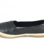 Clarks Collection Danelly Shine Women's Navy Leather Upper Casual Loafers 9 M