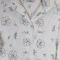 Dressbarn White Women's Long Sleeve Dress Blouse Top Floral Button Up 18/20W 34