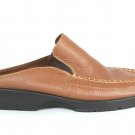 Faded Glory Women's Mules Brown Pebbled Leather Slide In Size 12