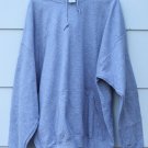 Gildan Heavy Blend Gray Men's Pullover Sweatshirt Hooded Drawstring Size 2XL 006