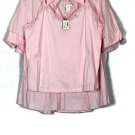 Venezia Jeans Pink Women's 2 Piece Shirt & Tank Size 18/20 007