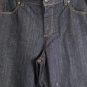 Heritage Dark Blue Denim Women's Straight Jeans Size 14W 021