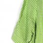 CM Shapes Green Check Women's Pants Set of 2 Embroidered Size 1X  004