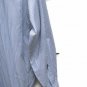 John W Nordstrom Men's White Blue Striped Long Sleeve Dress Shirt Size 16-33 009